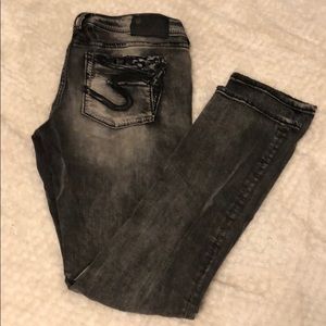 SILVER JEANS size 30 black